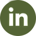 Green linkedin Icon