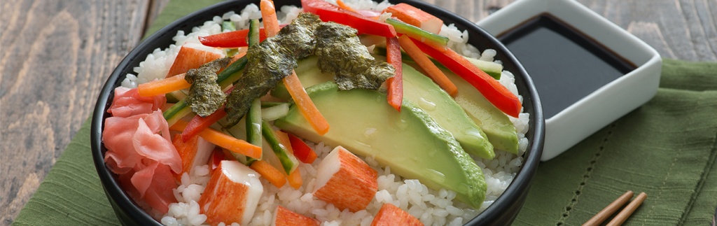 California Roll Salad Bowl