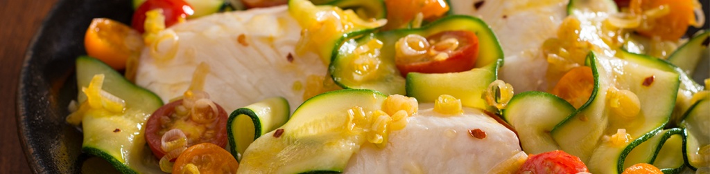 Baked Fish with Zucchini