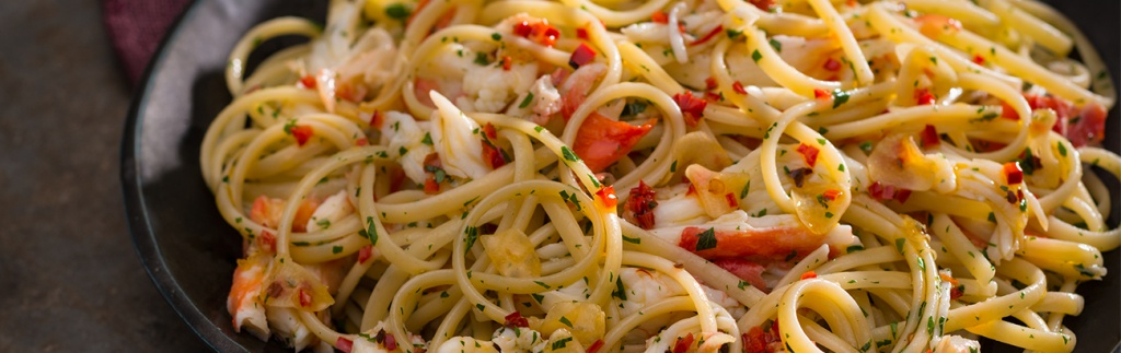 Linguine with Crab