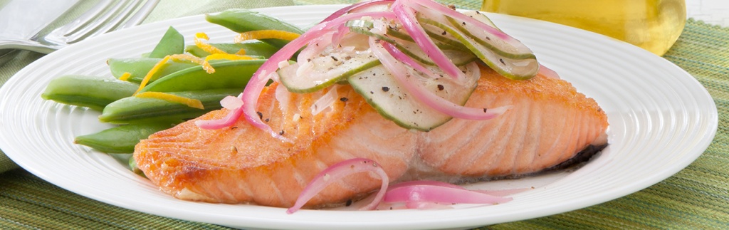 Salmon with Summer Relish
