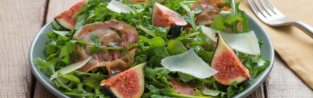 Arugula and Fig Salad with Pomegranate Molasses Dressing