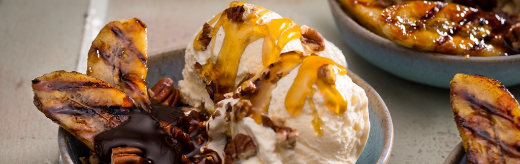 Grilled Banana Sundaes