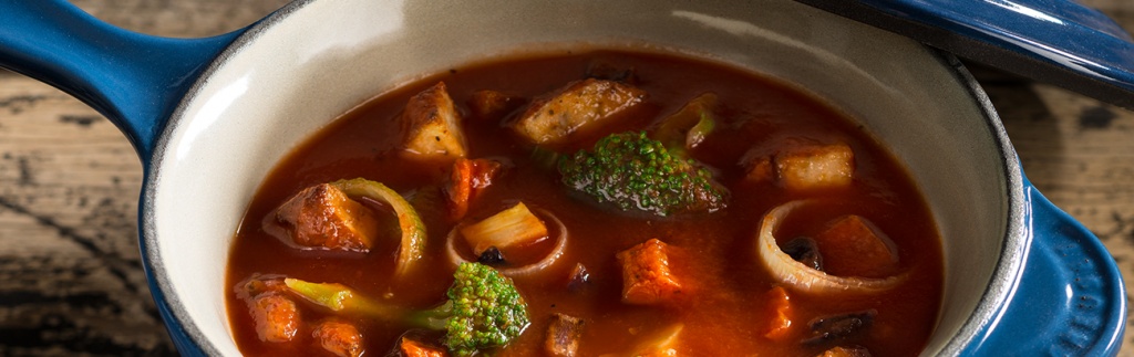 Chunky Roasted Vegetable Soup