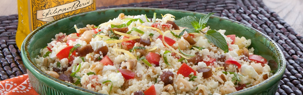 Couscous Salad with Walnuts & Dates
