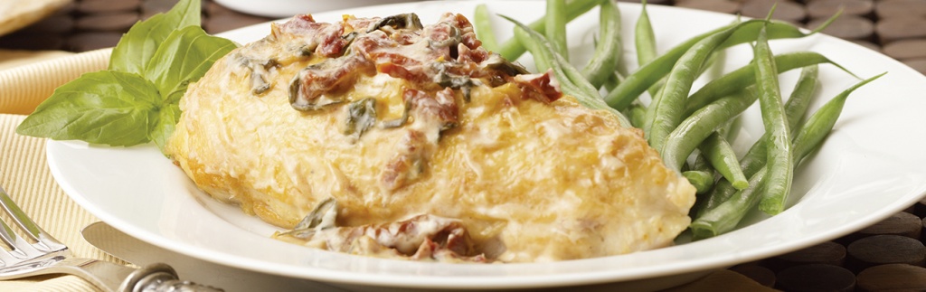 Skillet Chicken in Sun-Dried Tomato Sauce