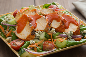 Buffalo Chicken Salad with Blue Cheese Dressing