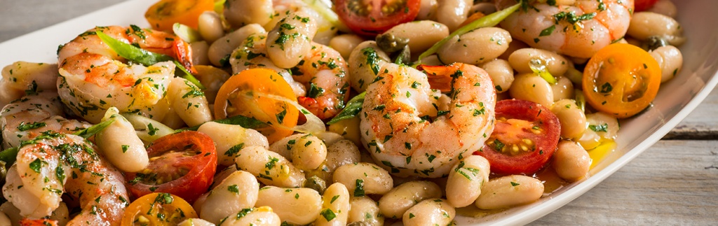 Marinated Shrimp and Cannellini Beans