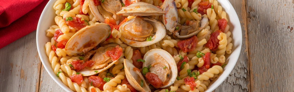 Fusilli with Spicy Clams