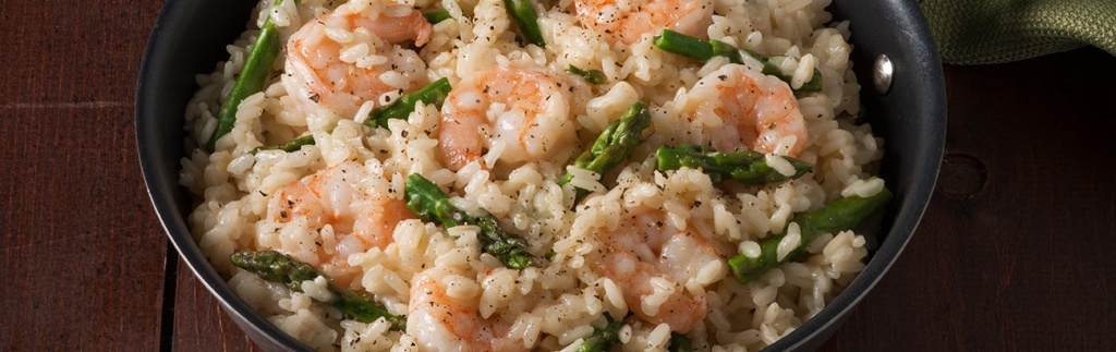 Risotto with Asparagus and Shrimp
