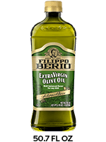 A bottle of extra virgin olive oil.