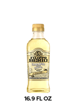 A bottle of Filippo Berio extra light olive oil.