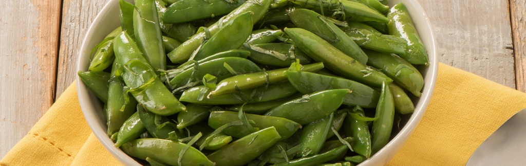 Sugar Snap Peas with Basil