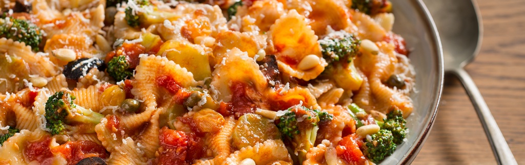 Farfalle with Broccoli, Raisins, and Pine Nuts