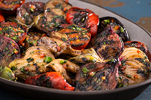 Grilled Balsamic Marinaded Vegetables