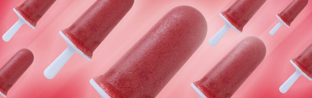 Strawberry Mojito Ice Pops