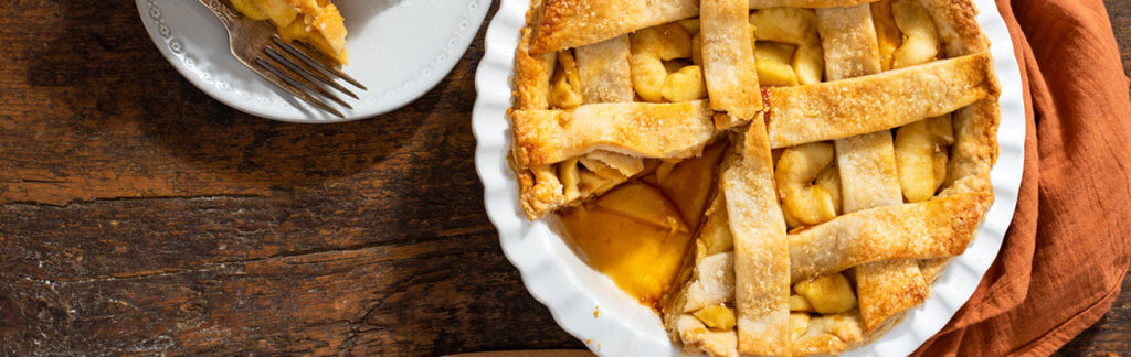 Caramel Pear Pie