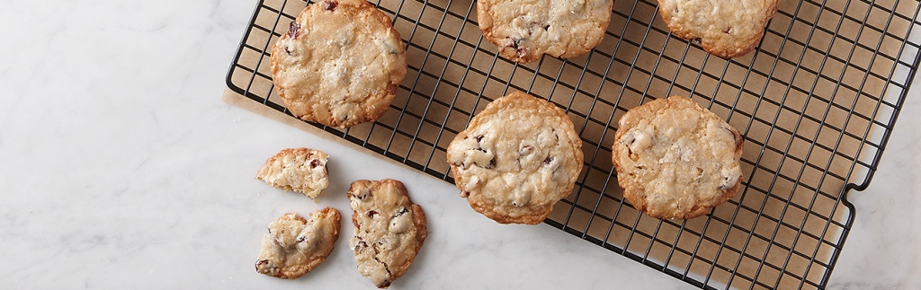 Cranberry and Toasted Sesame Cookies
