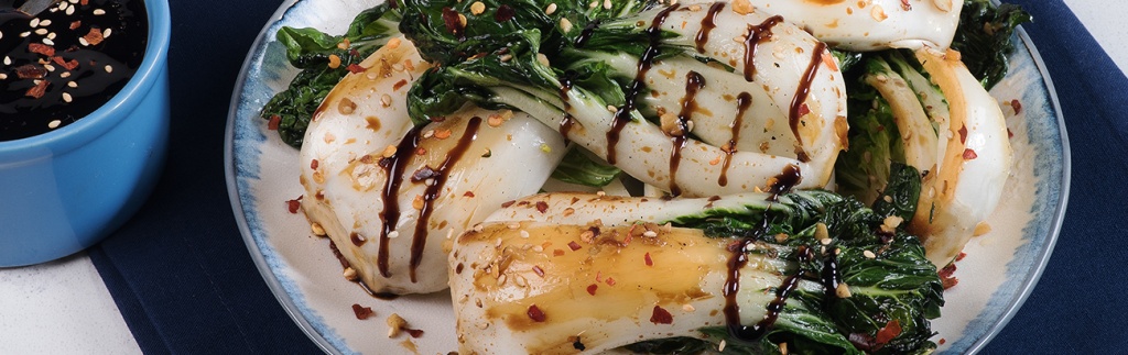 Balsamic Garlic Bok Choy
