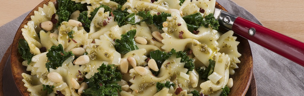 Farfalle with Kale and Pine Nuts
