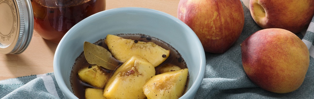 Pickled Chipotle Peaches