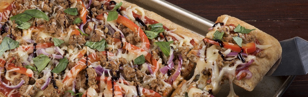 Sausage and Pepper Whole Wheat Pizza
