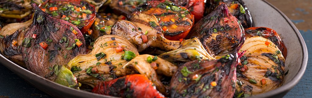 Grilled Balsamic Marinated Vegetables