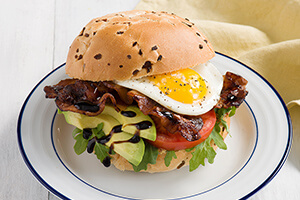 Balsamic Bacon Breakfast Sandwich