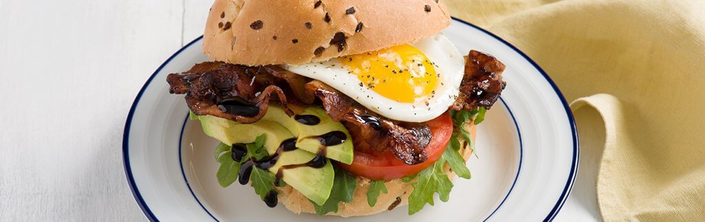 Balsamic Bacon Breakfast Sandwich