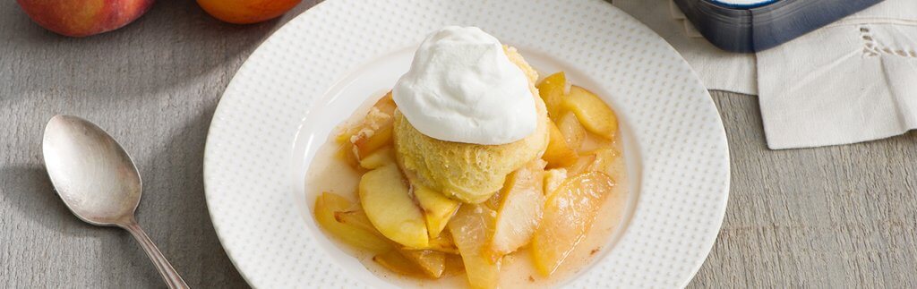 Olive Oil and Cornmeal Stone Fruit Cobbler