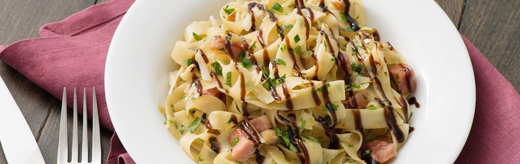 Pappardelle with Sage, Chestnuts and Pancetta