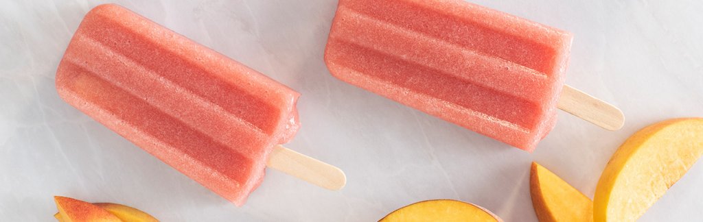 Bellini Peach Popsicles
