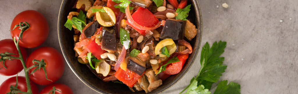 Charred Eggplant Dip With Fresh Mint
