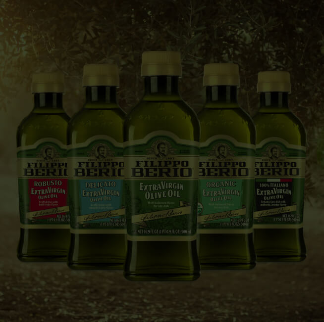 Filippo Berio Olive Oil product lineup