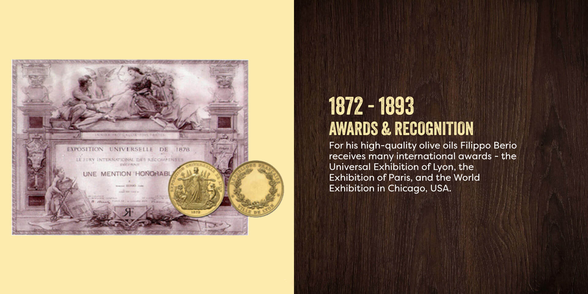 1872-1893 - Awards and recognition
