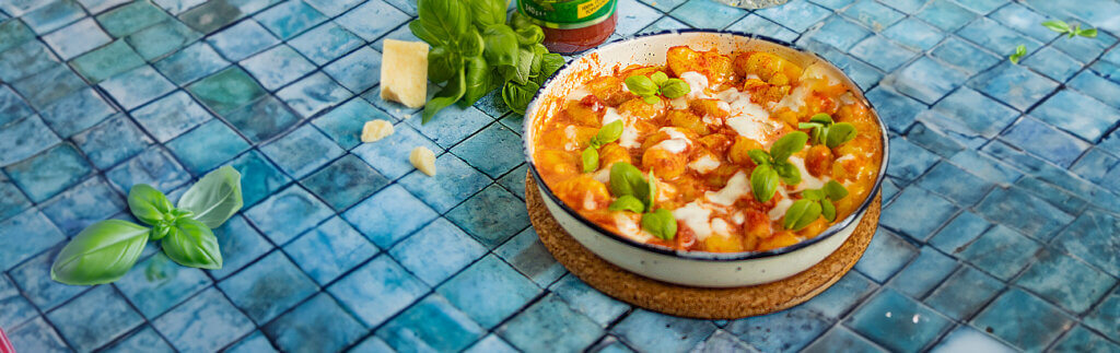 Gnocchi and Basil Pasta